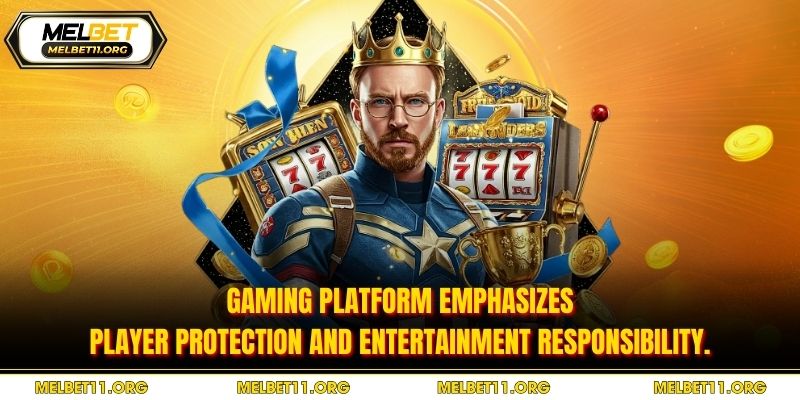 Gaming platform emphasizes player protection and entertainment responsibility.