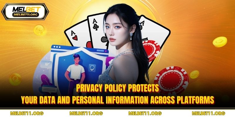 Privacy Policy protects your data and personal information across platforms