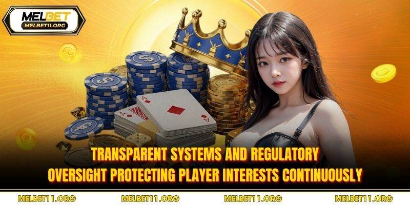Transparent systems and regulatory oversight protecting player interests continuously