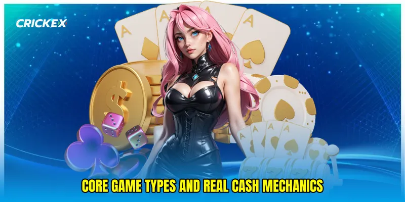 Core Game Types and Real Cash Mechanics