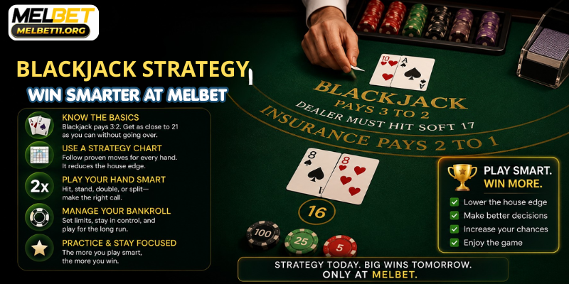 Blackjack Strategy: Win Smarter at Melbet