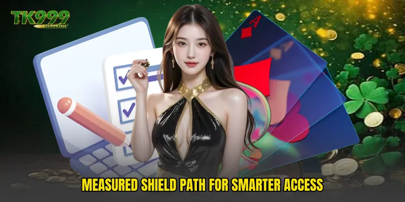 Measured shield path for smarter access