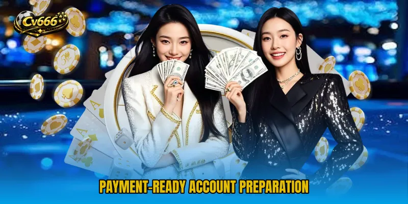 Payment-ready account preparation